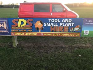 Here is a great way to promote your business and help support local sport clubs. We can take care of all your design and installation. Call for more details