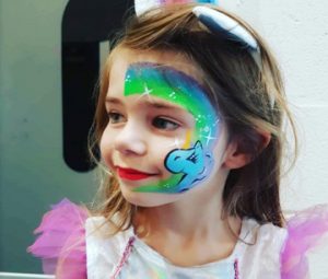 Face Painting Grid Photo 300x255