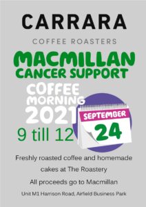 Macmillan Coffee Morning Poster 212x300