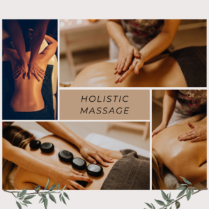 Beige Collage Massage Promotion Facebook Post Instagram Post Square 300x300